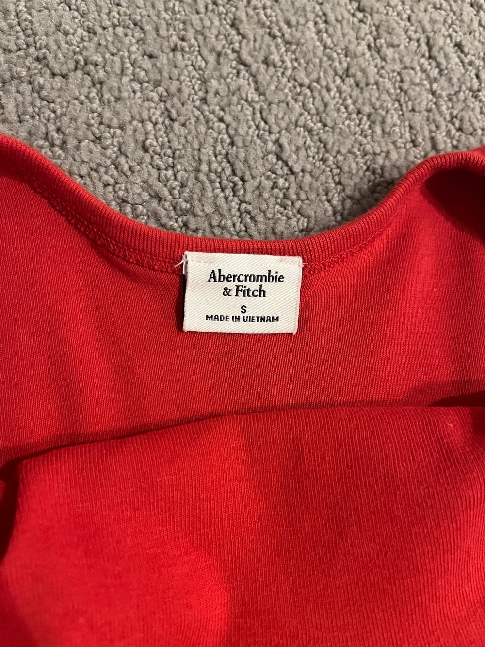 🩷 NWOT Abercrombie & Fitch 100% Cotton Spain Graphic Scoopneck Tank - Picture 6 of 11